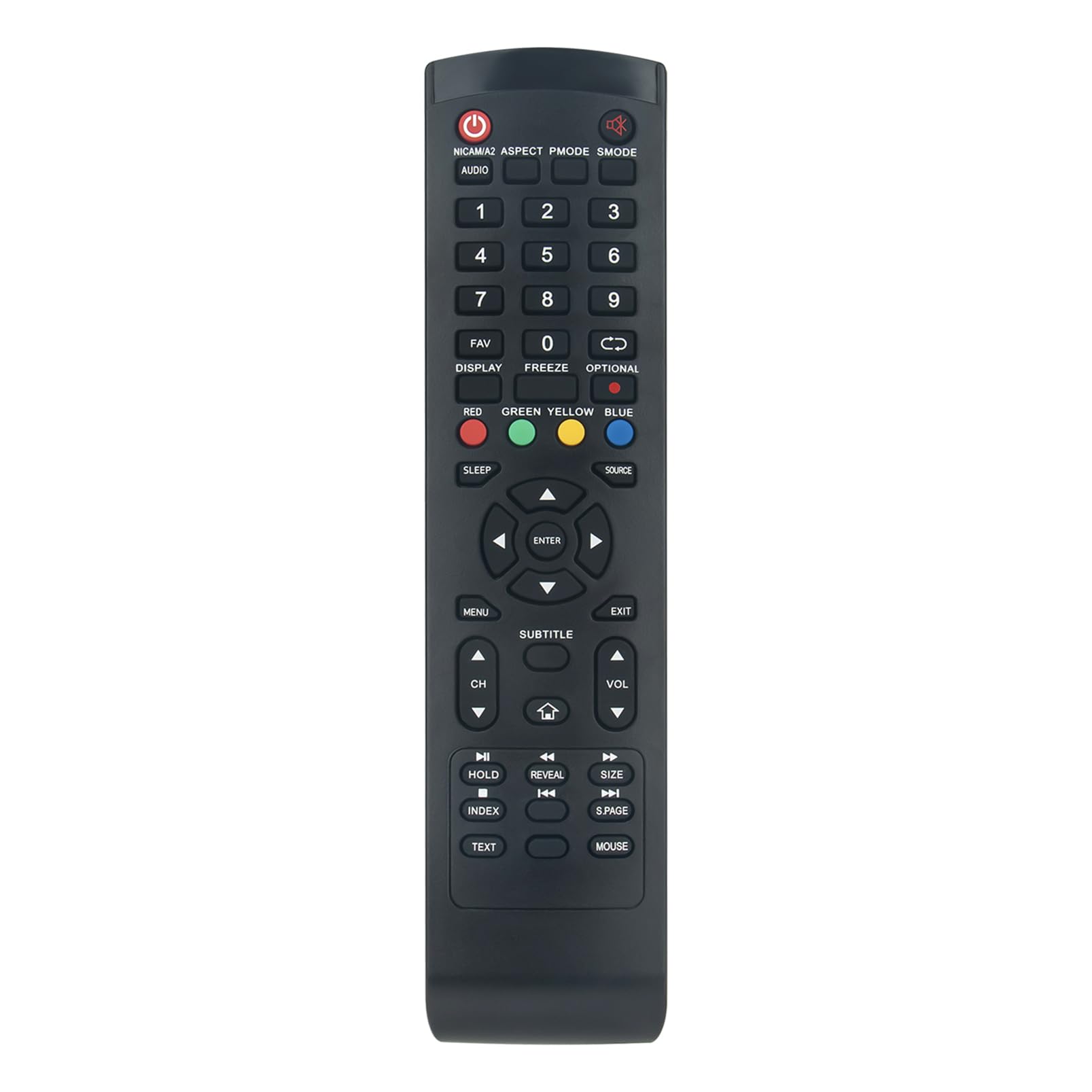 ALLIMITY Replace Remote Control fit for Nordmende TV ND43S3100H ND32S3100H ND32S3100 ND40S3000H-SMART-FHD ND32S3400H ND32S3900H ND32S3800H-SMART ND55KS4400H-UHD-SMART ND24S3100H
