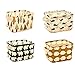 Hunter Raman Collapsible Storage Bin Basket,4Pack Stationery Handicraft Foldable Storage Bins Basket Linen Fabric Canvas Storage Baskets Organizers Shelves Baby Toys Makeup Office