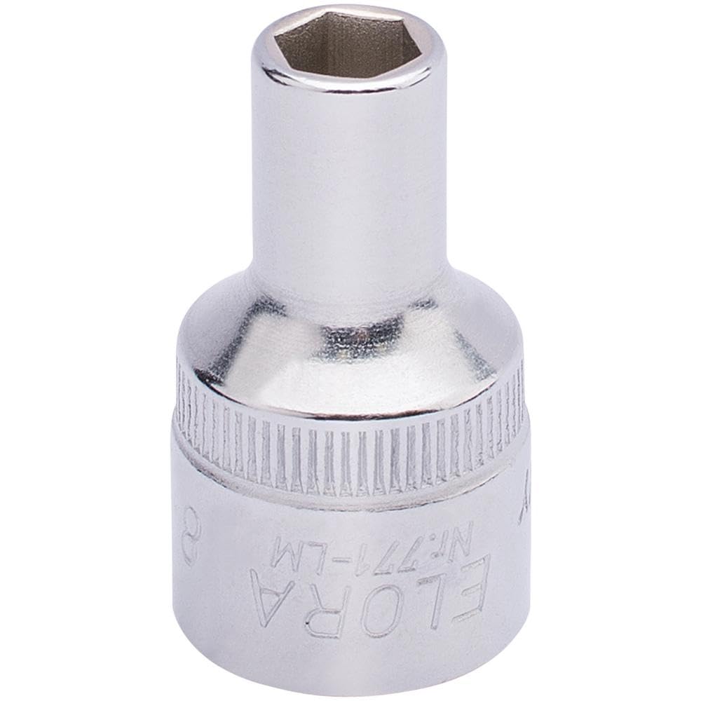 Draper 15297 Elora Hexagon Socket, 8mm Ø, 1/2" Square Drive