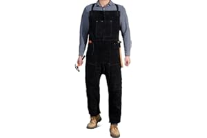 LeaSeek Leather Welding Apron Split Leg for Men and Women,Heavy Duty Cowhide Leather Welding Pants-Forging Apron