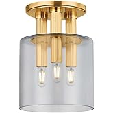 Hudson Valley Lighting 5133-AGB Crystler - 3 Light Flush Mount-11.5 Inches Tall and 8.5 Inches Wide