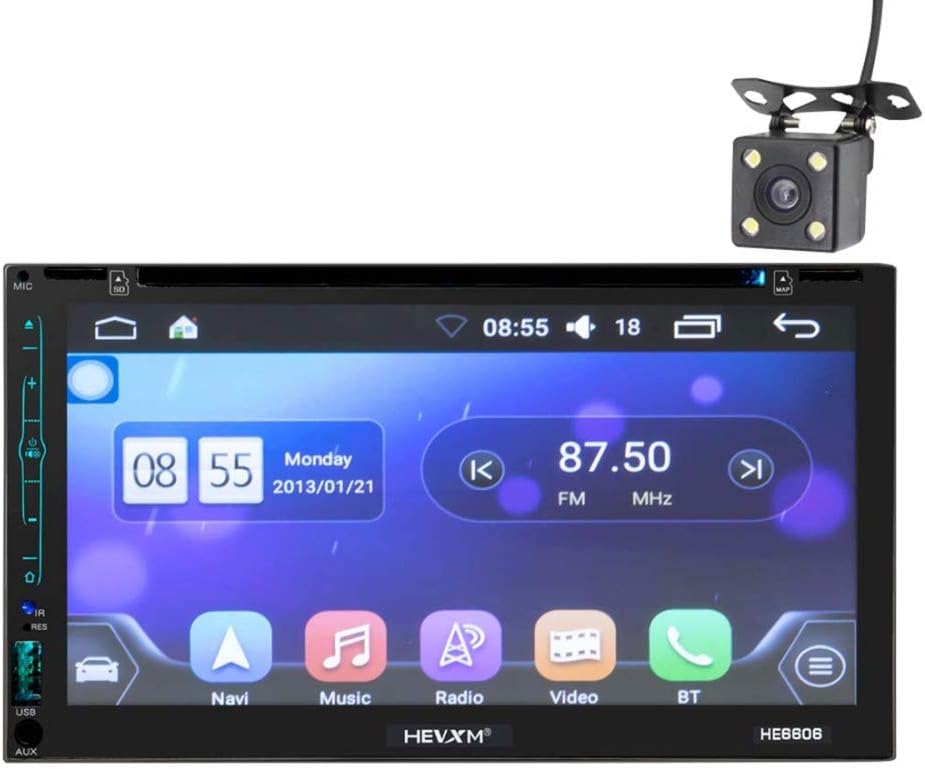 Wwcar 2 Din 6 95 Car Mp4 Mp5 Video Players Touch Amazon Co Uk Electronics