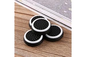GGZONE 4PCS Joystick Cap Silicone Rubber Thumb Stick Grip Caps for PS5 PS4 PS3 Xbox 360 Xbox One Xbox One X Elite Nintendo Switch Pro Controller Color White