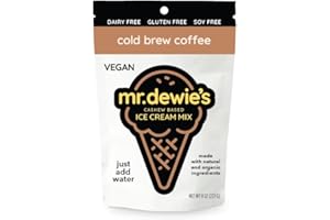 Mr. Dewie's Cashew Base Ice Cream Mix (Cold Brew Coffee)