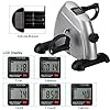 himaly-Mini-Exercise-Bike-Portable-Home-Pedal-Exerciser-Gym-Fitness-Leg-Arm-Training-Adjustable-Resistance-with-LCD-Display-for-Women-and-Men Mini Exercise Bike Pedal Exerciser Portable Home Office Leg Arm foot Cycle Bike with LCD Display & Adjustable Resistance…