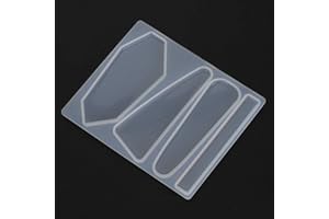 CHICIRIS Geometric Pin Silicone Mold Easy Release and Reusable for Jewelry Making 2Pcs (Type 2)