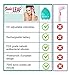 Swiss-Ultimate Labs Sonic Leaf 3-in-1 Facial Cleansing Brush for Healthy Skin, Exfoliator, Invigorating Massage, Blackheads, Microdermabrasion w/Bonus Herbal Face Wash Sample (Turquoise)