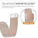 18mm Watch Band Baoking Magnetic Clasp Adjustable Milanese Loop Mesh Stainless Steel Metal Replacement Strap Bracelet for Smart Watch Huawei/Fossil Q/Withings (Rose Gold,18mm)
