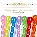 48-Inch Long Spiral Balloons with Pump , 100 Pack Assorted for Parties, Birthdays, Clowns, and Events decoration