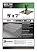 Foremost Dry Top 10057 5 ft x 7 ft Brown/Green Reversible Full Size 7-mil Poly Tarp - Pack of 2