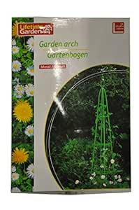 Lifetime Garden - Obelisco decorativo de jardín para plantas trepadoras