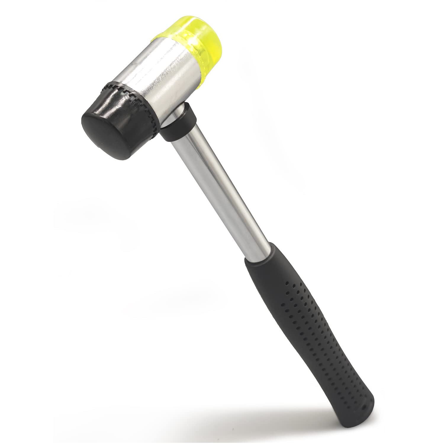 Rubber Hammer,KAIHAOWIN 25mm Small Rubber Mallet,Soft Mallet Hammer with Ergonomic Shaped Anti-Slip Handle for Jewelry Leather Crafts Woodworking