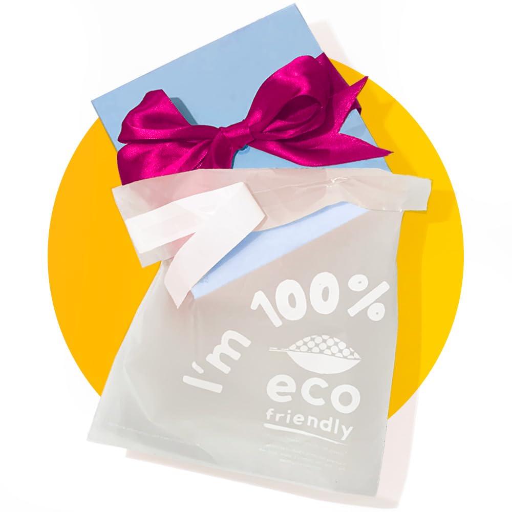 Simplelifeco UK 7 x 7” Compostable Poly Bags for Clothes | Eco Friendly Translucent Packaging Bags with Peel & Seal Lip | B Corp (Pack of 100)