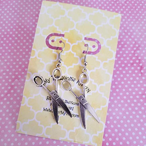 Silver Snipper Earrings - Thumbnail 2