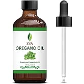 SVA Oregano Essential Oil – 4 Fl Oz – 100% Natural Oregano Oil - for Diffuser, Hair Care, Face, Skin Care, Aromatherapy, Scal