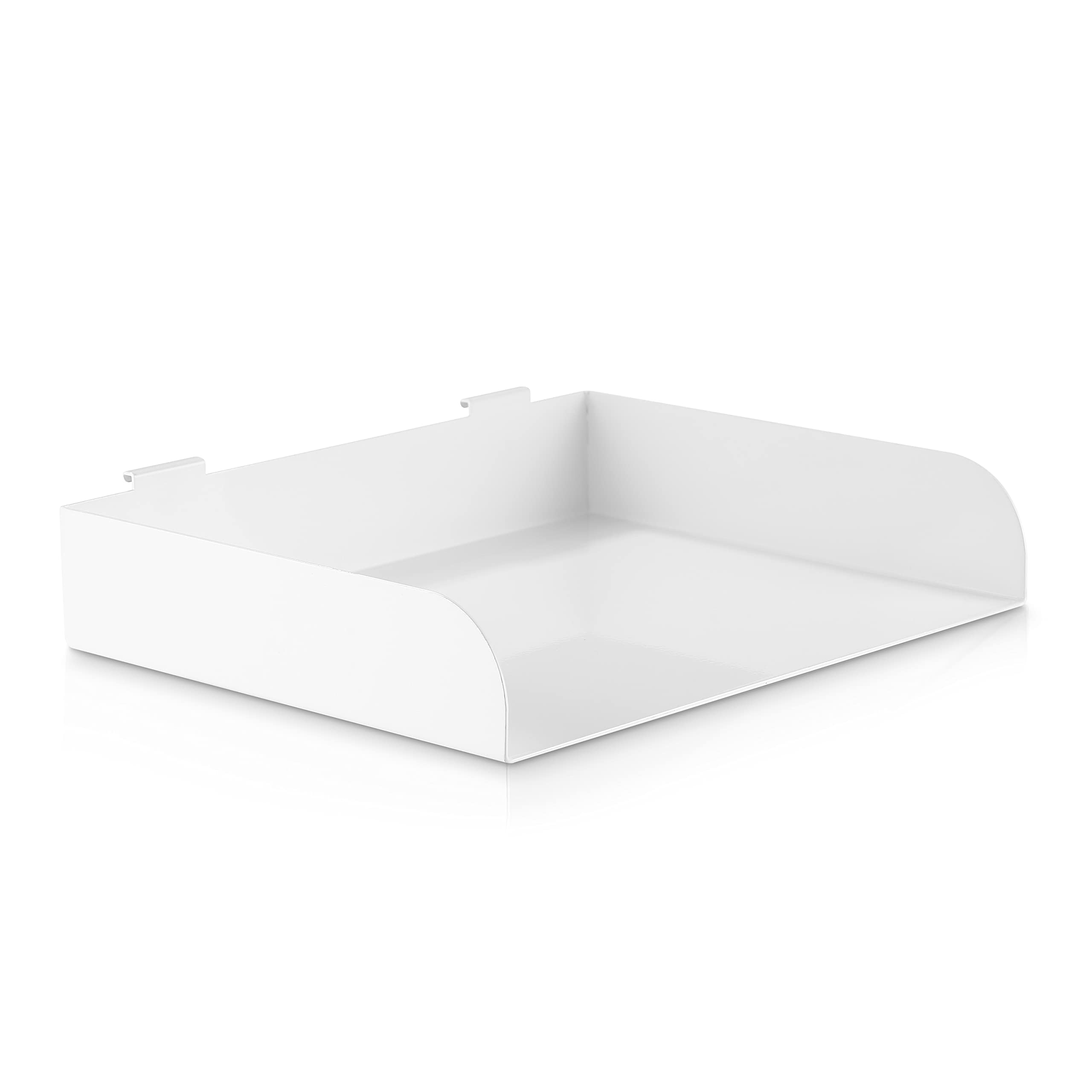 InLine Slatwall 23182B Large Document Tray Accessories for The Slatwall System Approx. 31.8 x 25 x 6.8 cm White