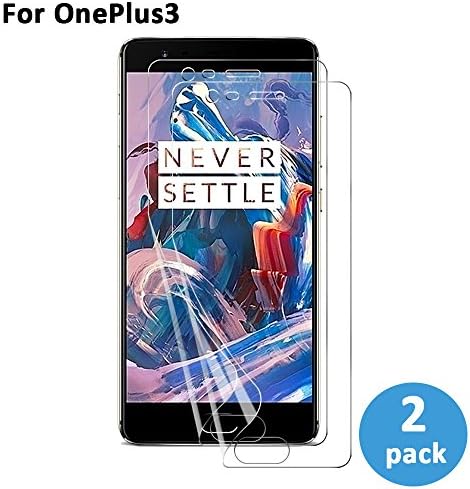 Touching OnePlus 3 Ultra Thin Screen Protector [2 Pack], TPU Film Front Protector Crystal Clear Screen Protection for OnePlus 3