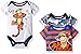 Disney Baby Boys' 3 Pack of Tigger Bodysuits