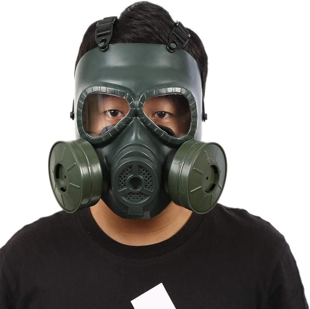AKL Full Mask Gas Mask, Large Size, Professional Organic Steam Respirator for Paint, Dust, Chemical, Pesticide Protection
