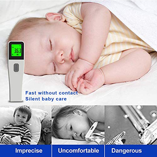 Digital Thermometer NonContact Infrared Forehead Thermometer for Adults and Children, Accurate