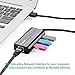 UGREEN RJ45 Ethernet Adapter with USB 2.0 Hub USB Network Adapter 10 100Mbps Compatible for Nintendo Switch Wii Windows Surface Pro MacBook Air Retina Chromebook and More PC