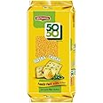 Britannia Crackers 50 50 Maska Chaska Biscuit 13.12oz (372g) - Dipped in Butter and Peppered - Delicious, Light & Crispy Cookies (Pack of 1)