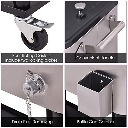 5 Giantex+Rolling+Stainless+Portable+Cooling