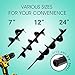 7Penn Garden Plant Flower Bulb Auger 3in x 12in Rapid Planter – Post or Umbrella Hole Digger for 3/8in Hex Drive Drill