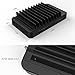 Charging Station 10 Ports USB Dock - 60W Multi-Port Stand Desktop Organizer with Built-in Retractable Cables Charges Multiple Devices for iPad, Samsung, Tablet, Kindle