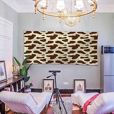 Amazon Com Bybyhome Cow Printsimple Tapestry Cattle Skin With