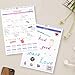 2019 Calendar - 2 Pack Desk/Wall Calendar 2019 for Family and Office, Thick Paper Calendar Planner with Bonus Notes Pages, January 2019 - December 2019, Wirebound, 8