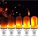 LED Flame Effect Light Bulb, AMASKY E26/ E27 LED Flickering Flame Light Bulbs, 102pcs 2835 LED Beads Simulated Decorative Light Atmosphere Lighting Vintage Flaming Light Bulb for Christmas Halloween H