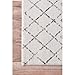 Transitional Vintage Moroccan Trellis Grey Area Rugs, 9 Feet by 12 Feet (9' x 12')