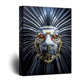 Wall26-Canvas Wall Art-Robots-Giclee Painting Wall Bedroom Living House Decoration Home Art - 12x18 inches