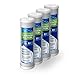 Block Activated Carbon Coconut Shell Water Filter Cartridge 5 Micron for RO & Standard 10” Housing WELL-MATCHED with WFPFC8002, WFPFC9001, WHCF-WHWC, WHEF-WHWC, FXWTC, SCWH-5 (4 Pack)