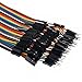 Pixnor 3pcs 20cm 40 Pin Male to Male,Male to Female,Female to Female Breadboard Jumper Wires Ribbon Cable