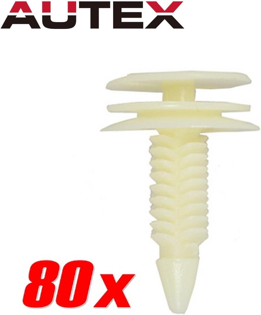 replacement quarter panel on Amazon Com Autex 80pcs Fender Liner Fastener Rivet Push Clips Retainer Fastener Replacement For Door Trim Panel Quarter Seat Door Hardware Locking Retainer Automotive