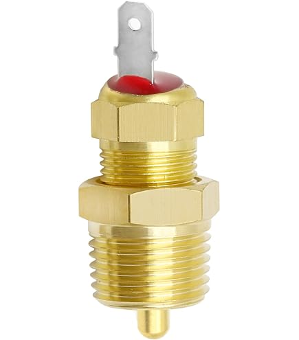 X AUTOHAUX Thermostat Capteur Interrupteur Ventilateur 1/2 NPT 200°F On 185°F Off - Universel