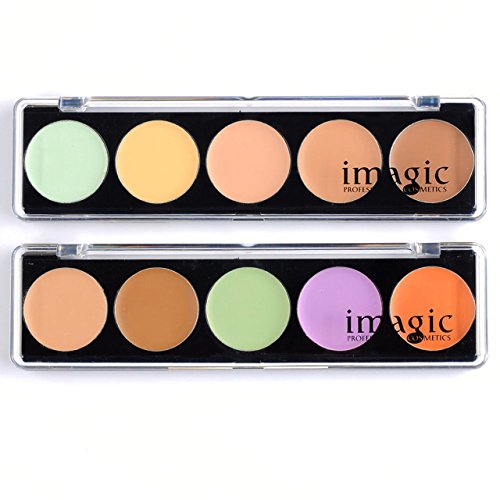 CCbeauty Concealer Palette 10 Colors Foundation Makeup Palette Concealer Camouflage Palette Contour Kit Face Makeup 2 Case
