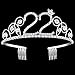 BABEYOND Crystal Birthday Tiara Crown Princess Birthday Crown Hair Accessories Happy 22nd Birthday Crown Tiara for Women (22 Birth)