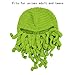 GIANCOMICS Funny Tentacle Octopus Beanie Crochet Knit Beard Hat Fisher Cap Wind Ski Mask Green