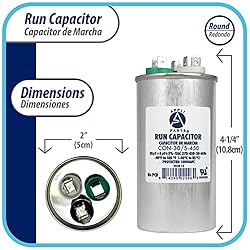 Appli Parts Dual Run Capacitor for ac 30+5 Mfd uF