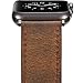 Watruer Compatible Apple Watch Band, 42mm 44mm Genuine Leather iwatch Strap Replacement Band with Stainless Metal Clasp for Apple Watch Series 4 & 3 & 2 & 1 Sport and Edition - Dark Brown