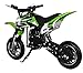 49CC 2-Stroke Gas Power Mini Dirt Bike,Pit Bike Dirt Off Road Motorcycle, Scooter (Green)