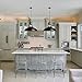 B2ocled Pendant Light, Industrial Retro Pendant Lights Fixtures with E26/E27 Based, Barn Hanging Pendant Lighting for Kitchen Island Farmhouse Living Room Barn, Blcak Metal Vintage Style