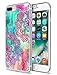 iPhone 7 Plus Case,Ecute Soft Slim Flexible Clear Rubber Side + Style Hard Back Case for iPhone 7 Plus 5.5