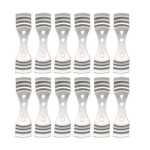 Metal Candle Wick Centering Device Pack of 12pcs Stainless Steel Candle Core Holder for DIY Candle Making