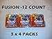 Gillette Fusion Manual Men's Razor Blade Refills 12 Count by HERO24HOUR