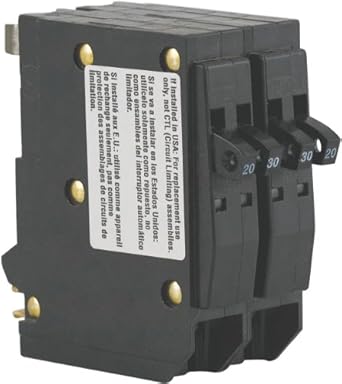 Circuit Breaker, 30A, 1P, 10Ka, 120Vac: Amazon.com: Industrial & Scientific