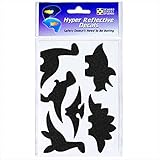 Seward Street Studios Reflective Decals Dinosaur Set – Dinosaur Safety Sticker Kit – Dinosaur Reflector Stickers